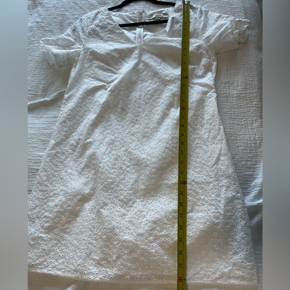 Loft Eyelet Flutter Cuff Shift Dress wedding party size 6 - Picture 13 of 14